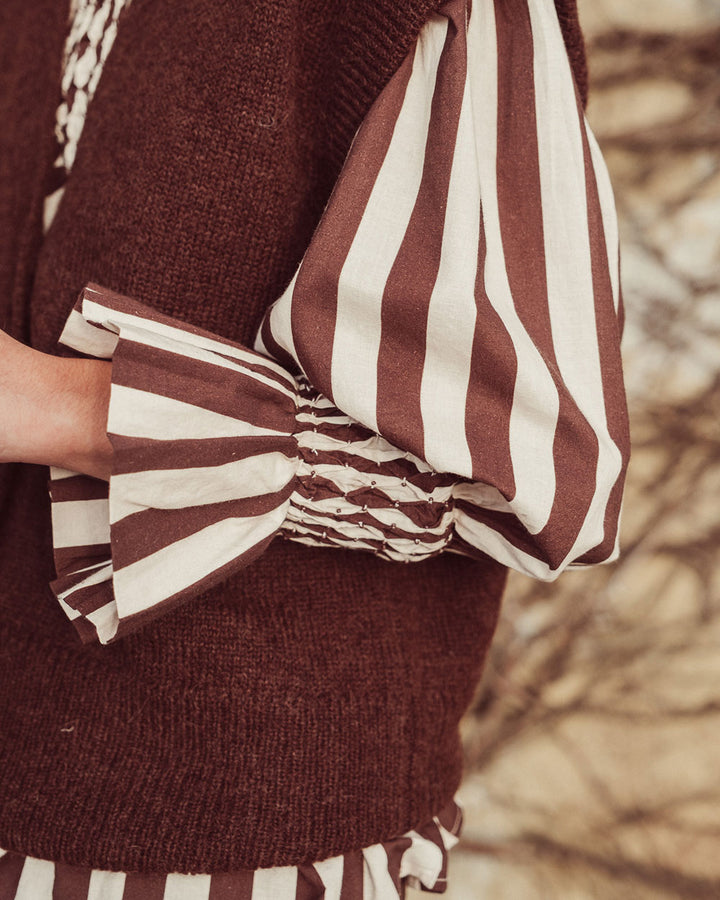 CHALECO SABINE CAFÉ