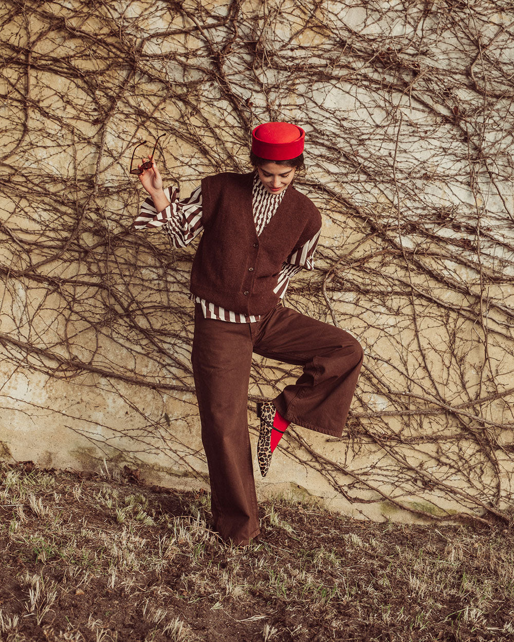 CHALECO SABINE CAFÉ