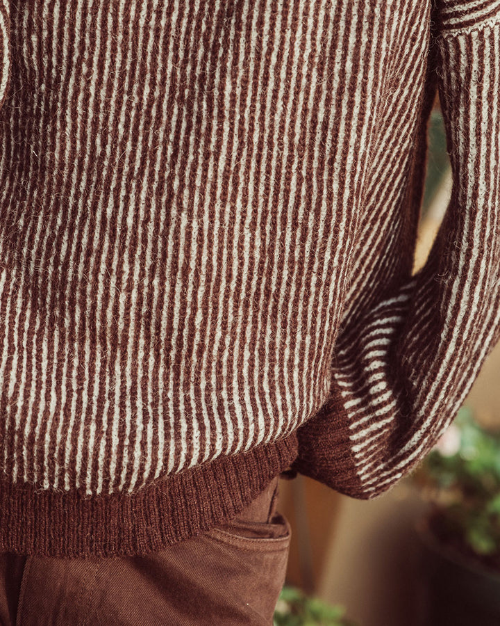 CHALECO NARAE CAFÉ CRUDO