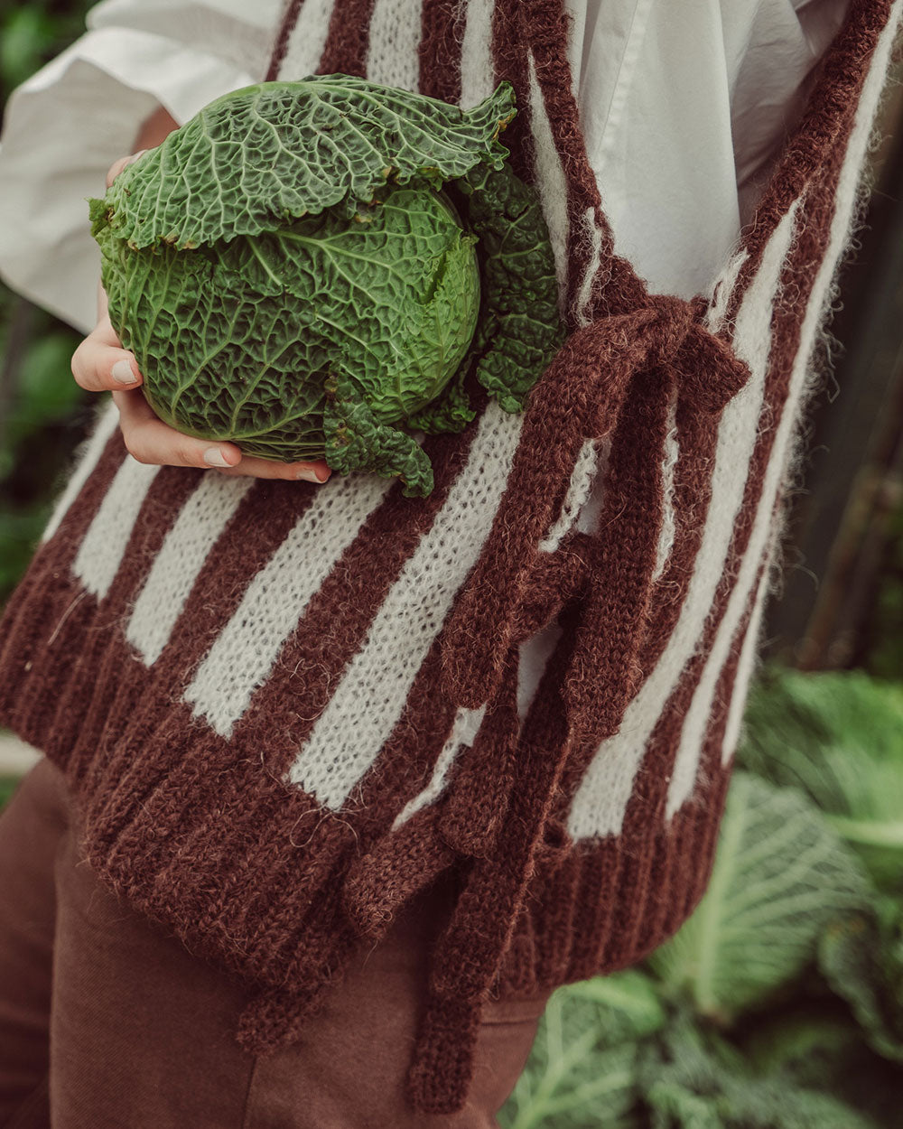 CHALECO ESME RAYAS CAFÉ