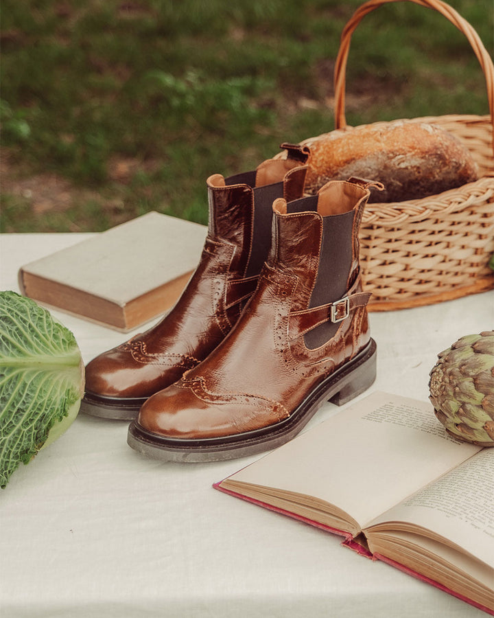 BOTÍN SELMA BROWN CHAROL PREVENTA