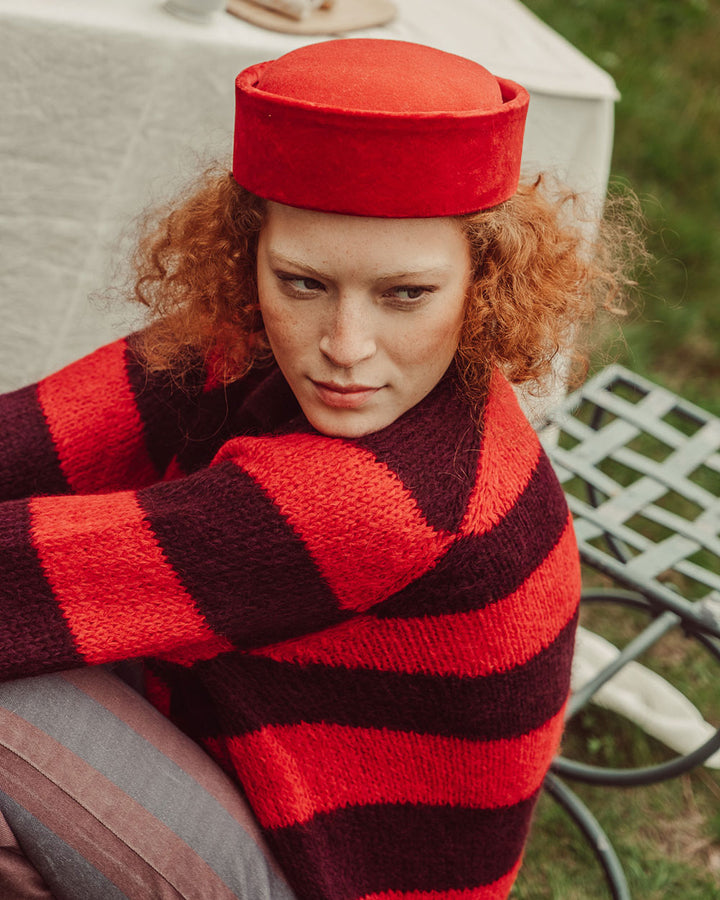 CHALECO OTTAVIA ROJO VINO