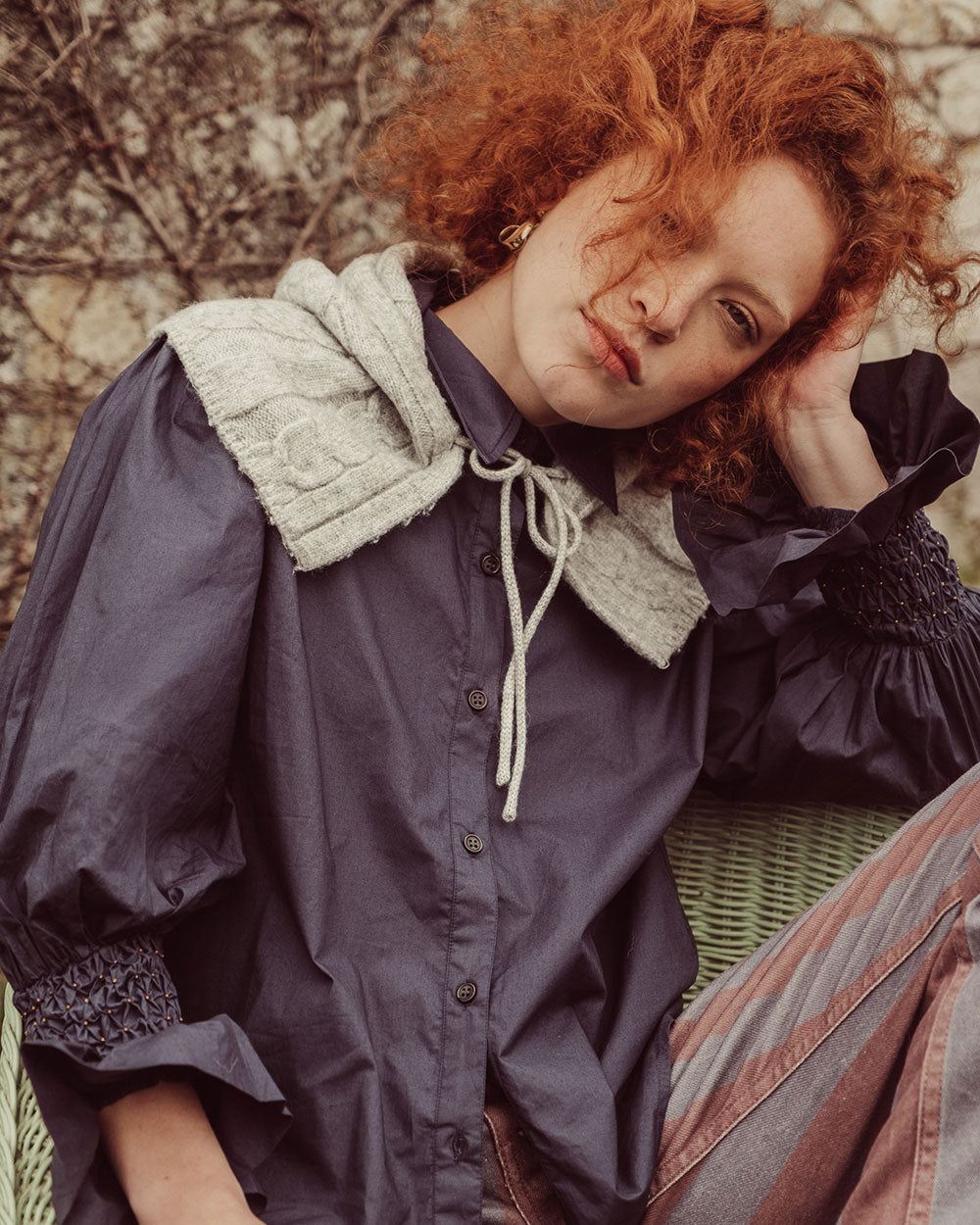 BLUSA MARAIS NAVY PREVENTA