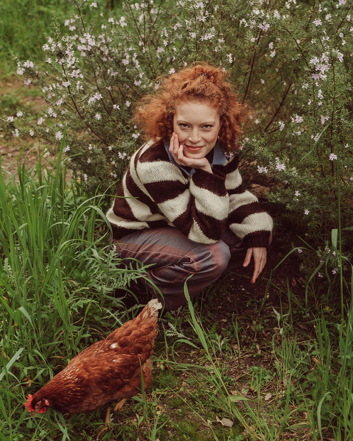 CHALECO OTTAVIA CAFÉ CRUDO