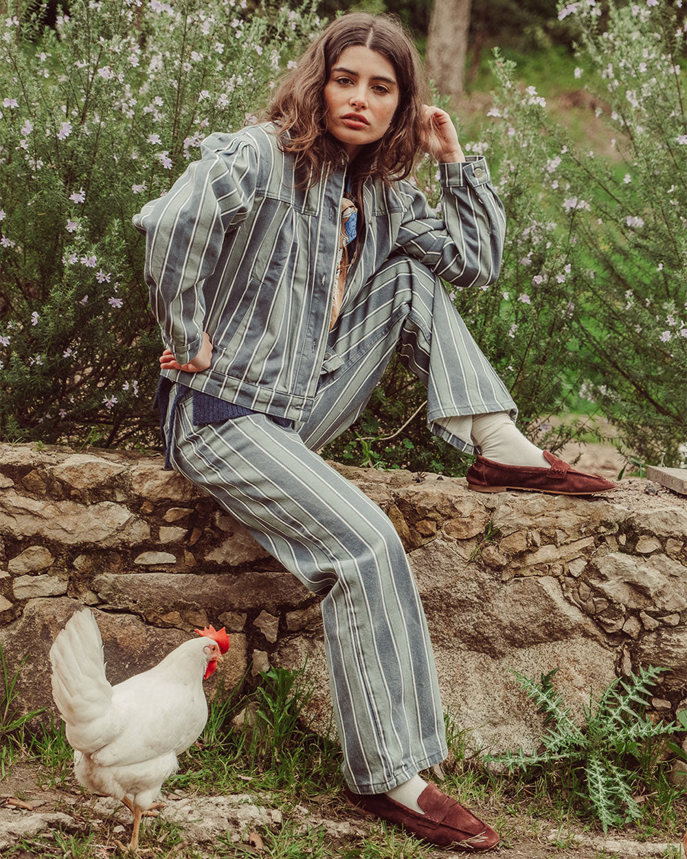 JEANS LENI MENTA STRIPES PREVENTA