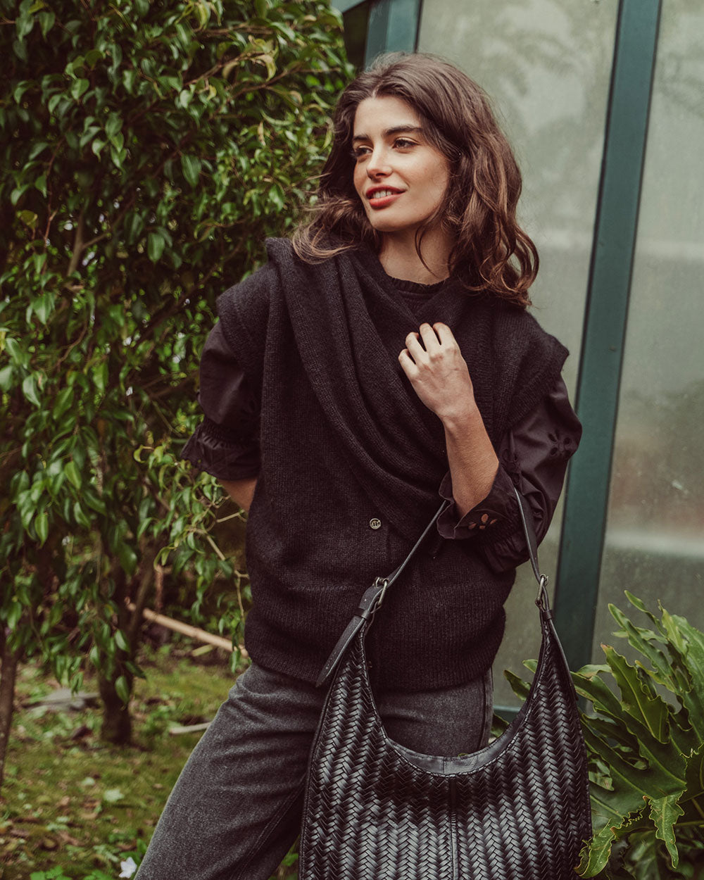 CHALECO SABINE NEGRO