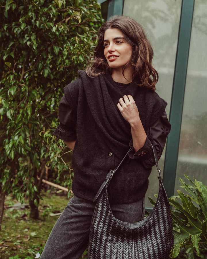 CHALECO SABINE NEGRO