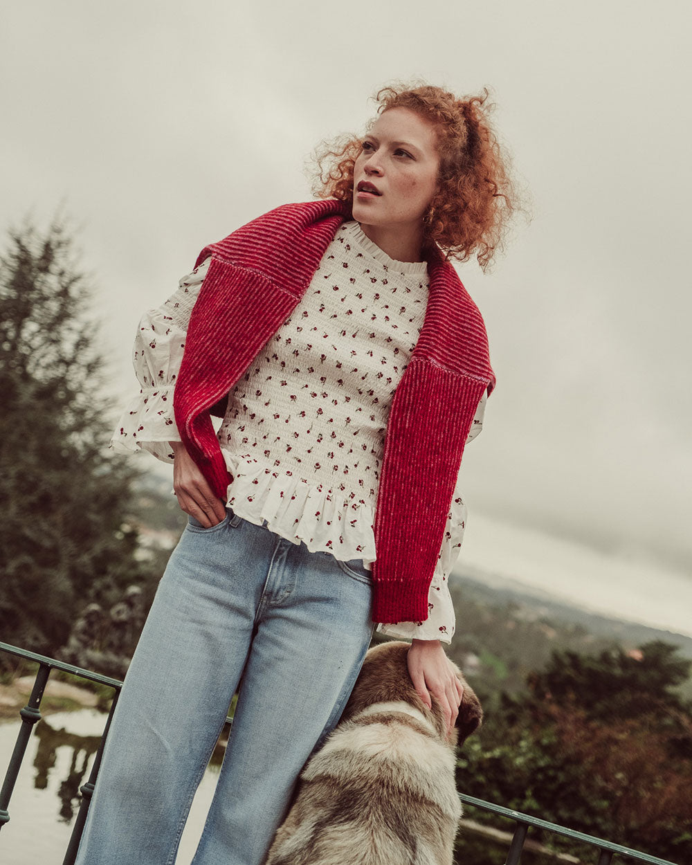 BLUSA FIONA WHITE FLOWERS PREVENTA