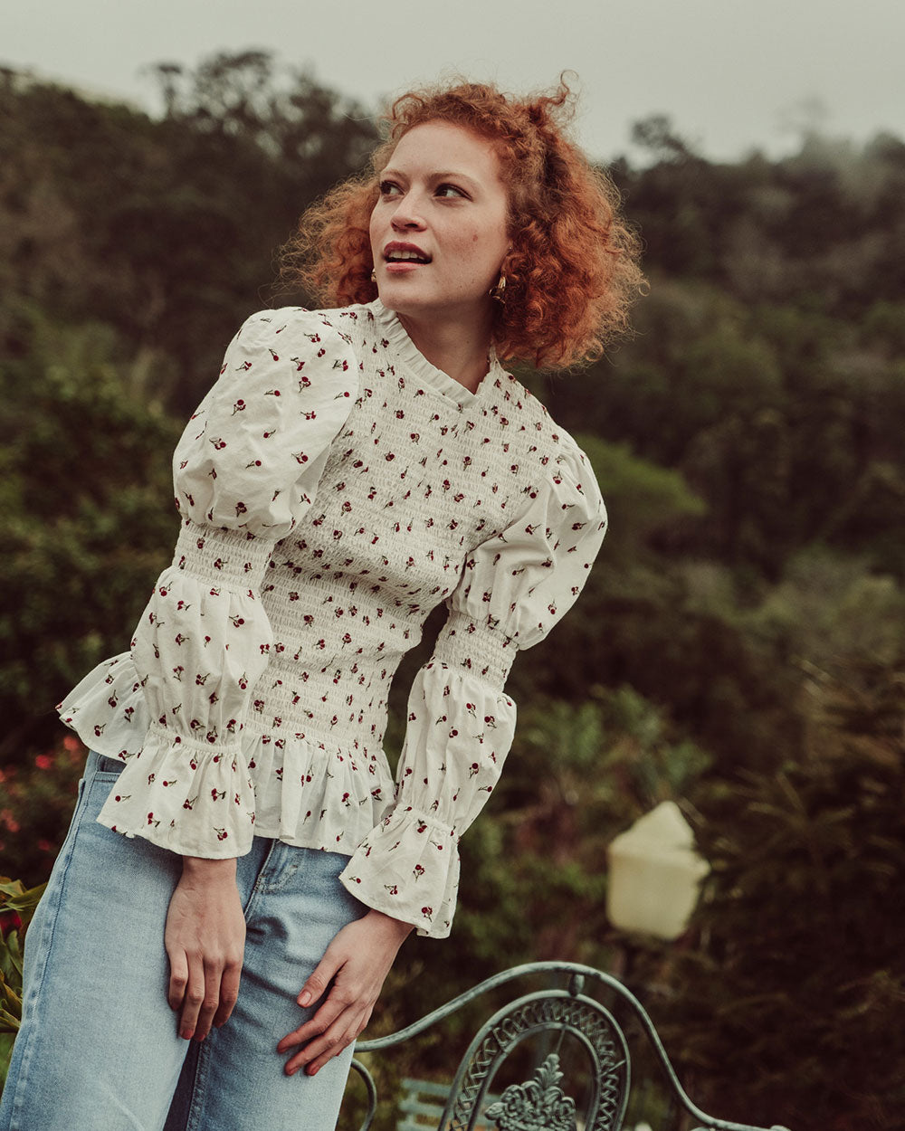 BLUSA FIONA WHITE FLOWERS PREVENTA