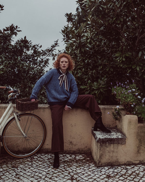 CHALECO NARAE AZUL CELESTE