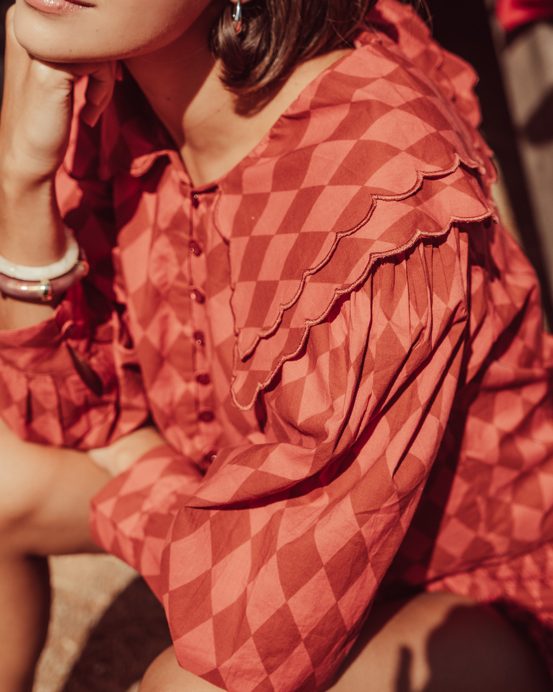 BLUSA GIOSTRA ROMBOS PRINT