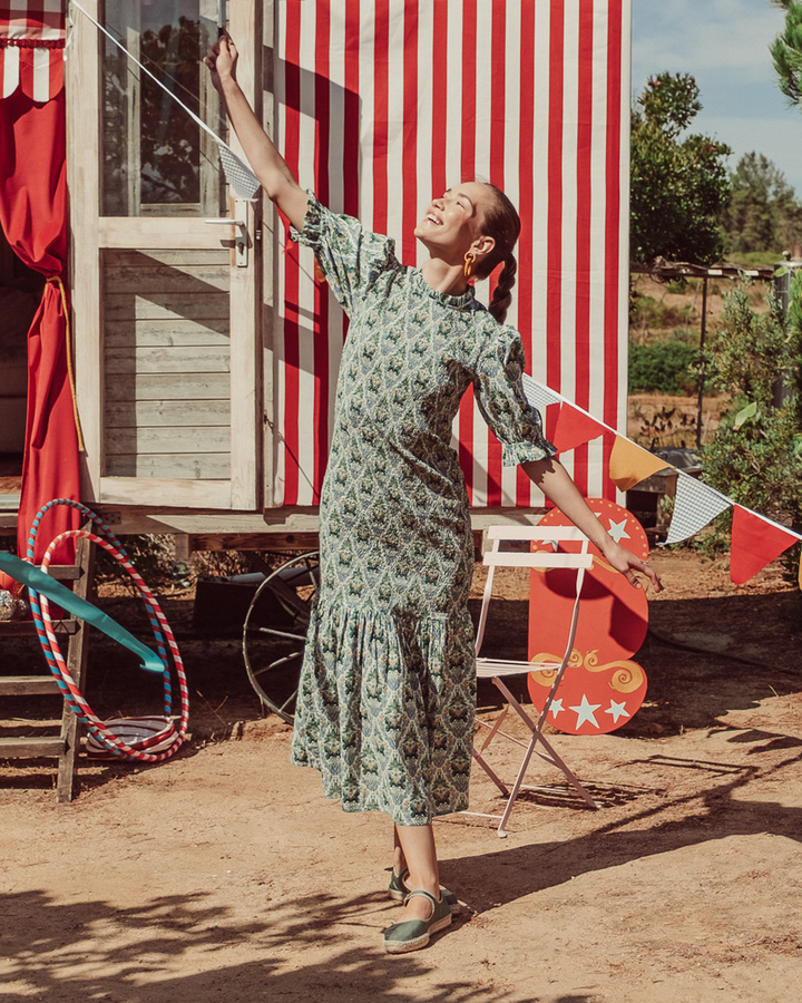 VESTIDO AMIRA BOTANIC PRINT