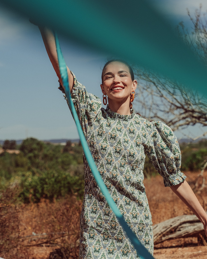 VESTIDO AMIRA BOTANIC PRINT