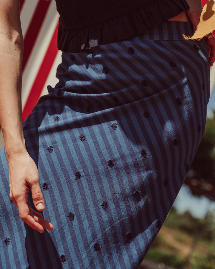 FALDA TORCELLO BLUE STRIPES