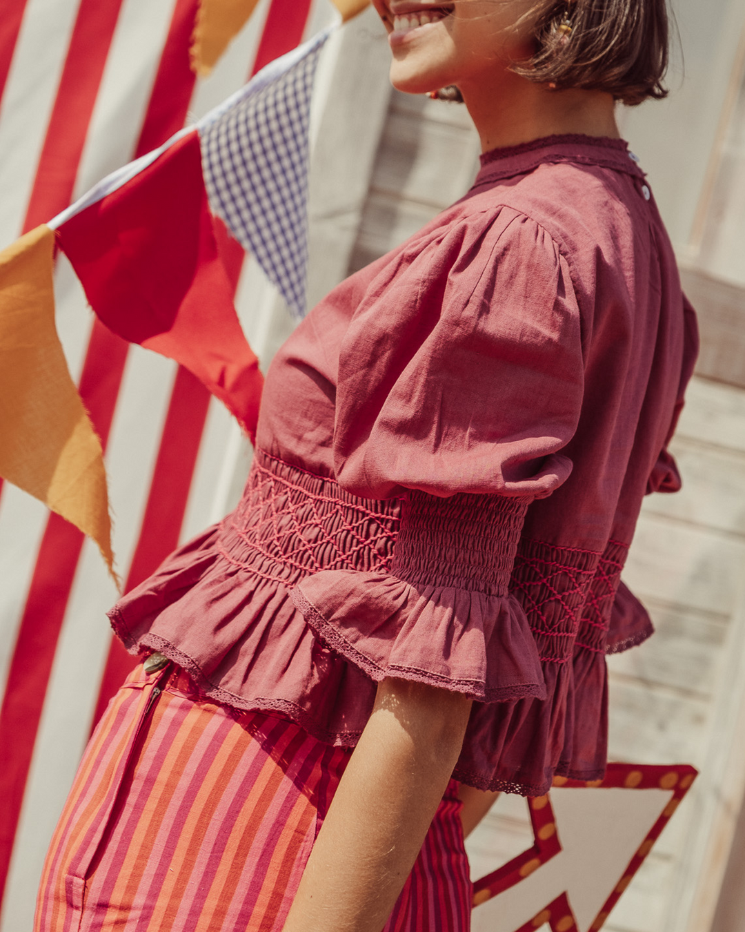 BLUSA VOLTA BURGUNDY