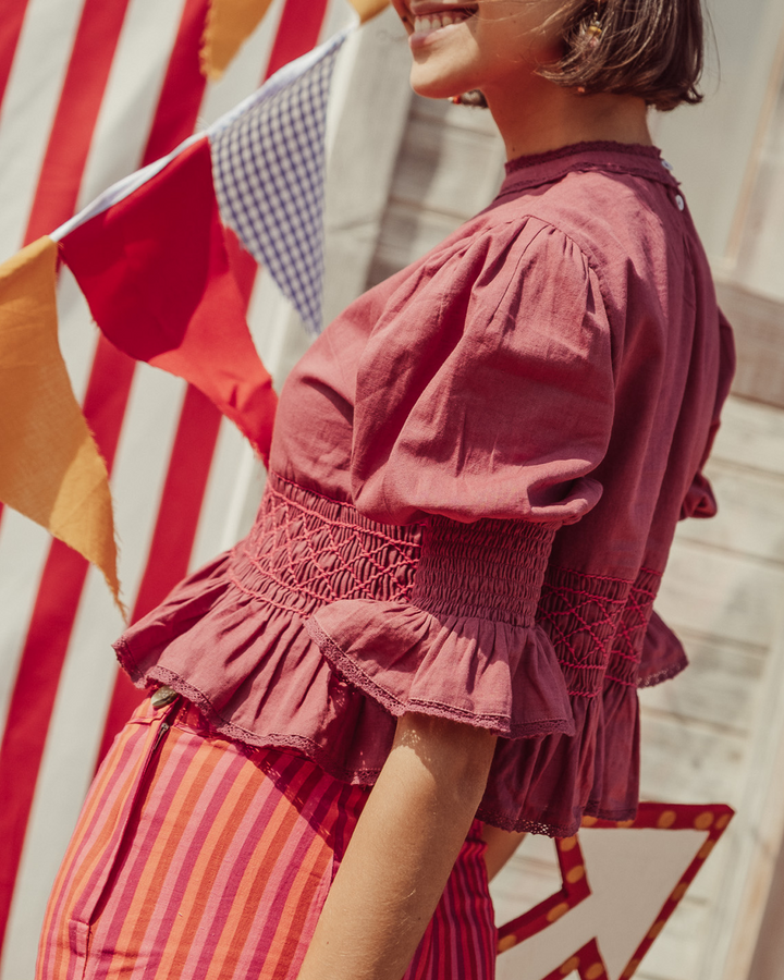 BLUSA VOLTA BURGUNDY