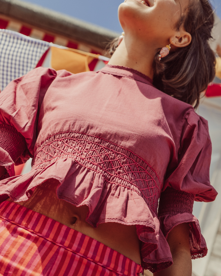 BLUSA VOLTA BURGUNDY