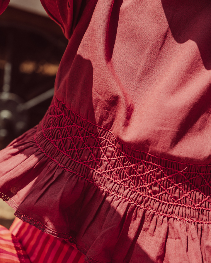 BLUSA VOLTA BURGUNDY