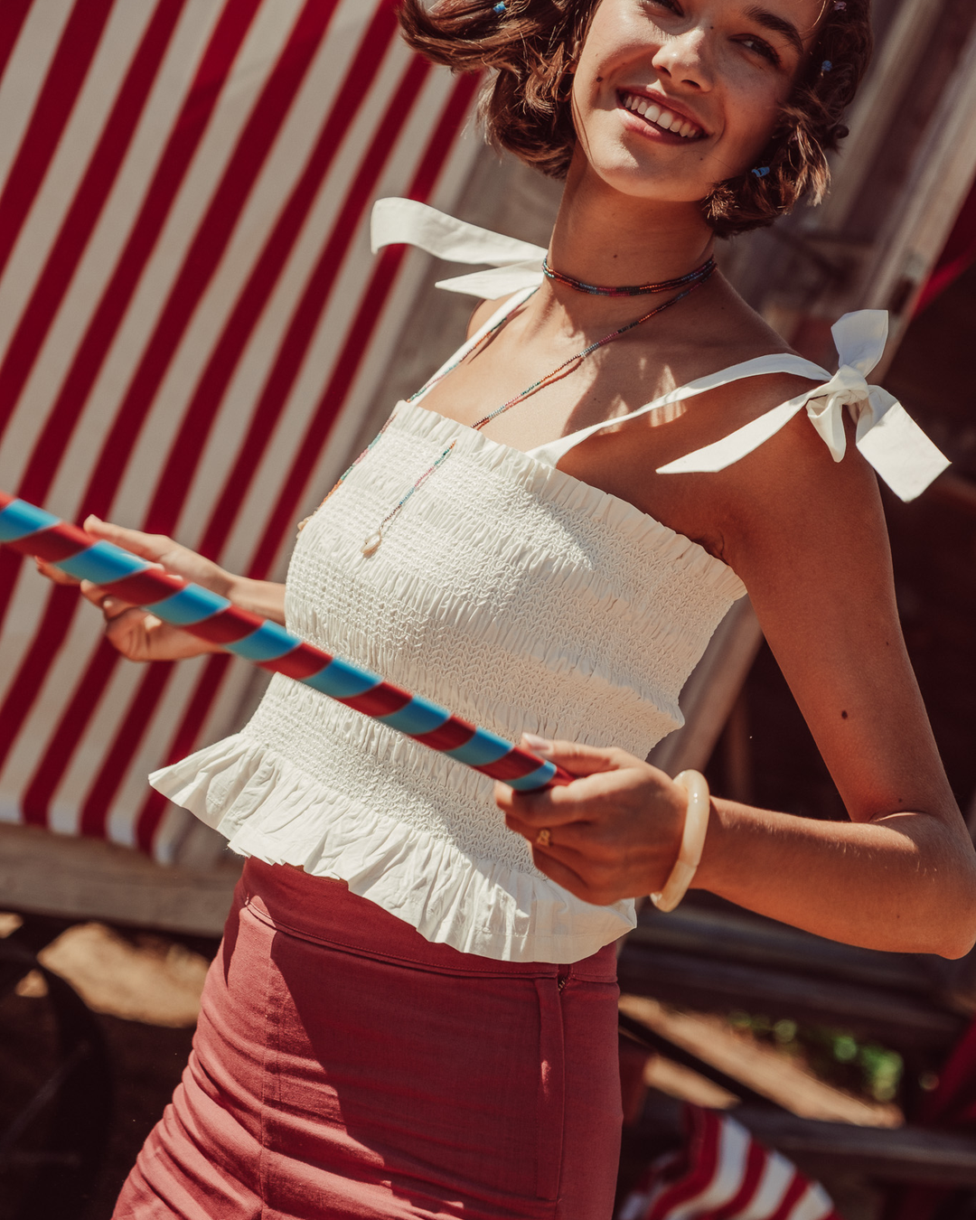 BLUSA CELINE WHITE