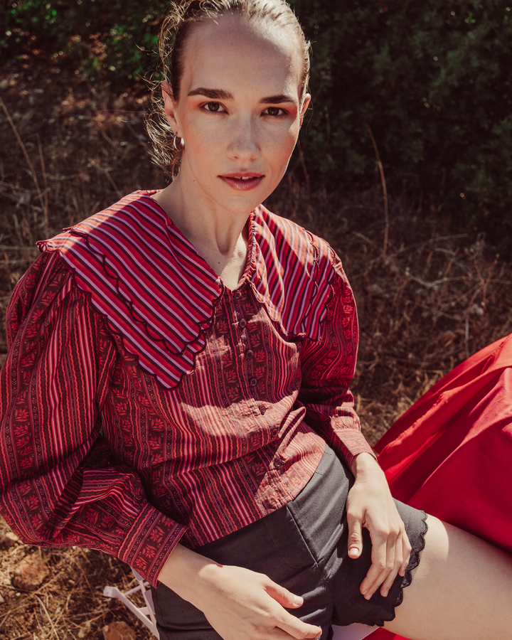 BLUSA GIOSTRA CIRCUS PRINT
