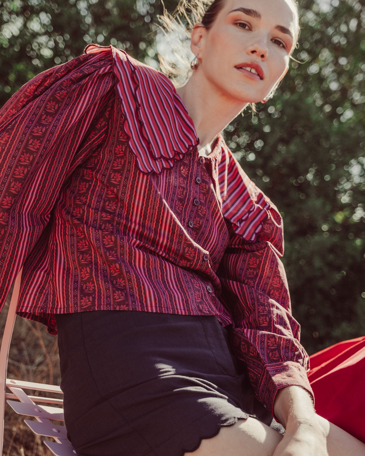 BLUSA GIOSTRA CIRCUS PRINT