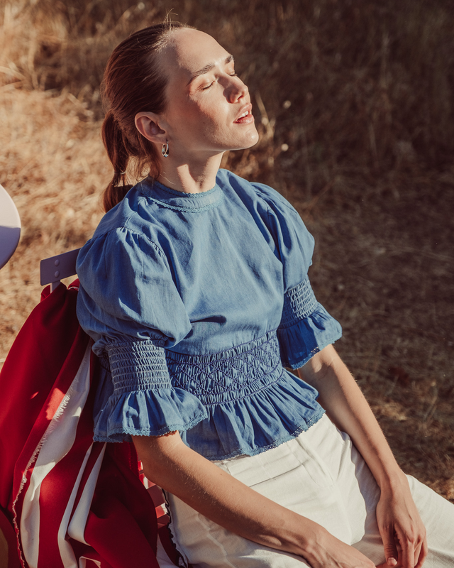 BLUSA VOLTA DENIM