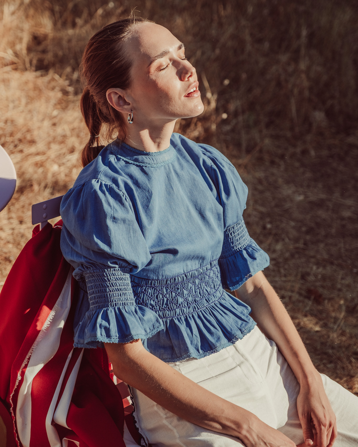BLUSA VOLTA DENIM