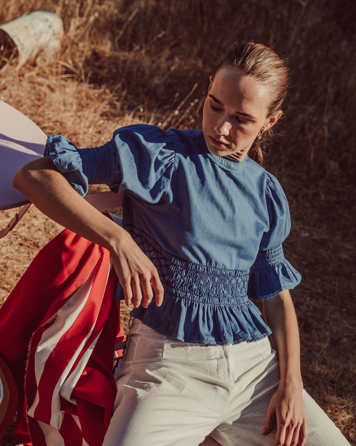 BLUSA VOLTA DENIM