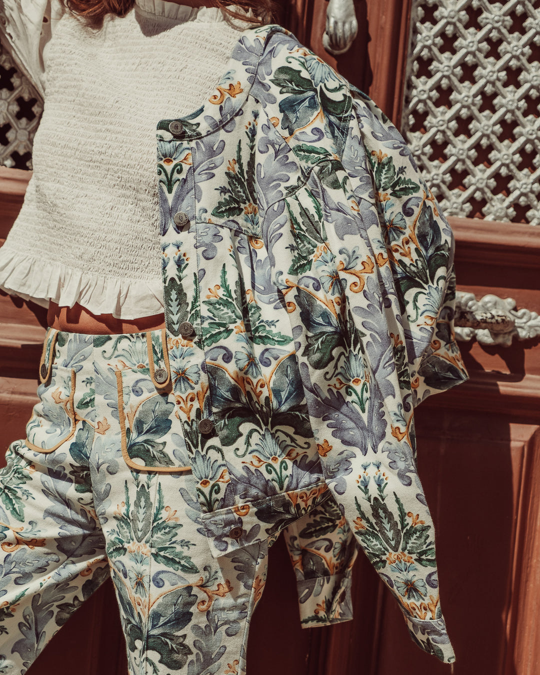 CHAQUETA ANNIE BOTANIC PRINT