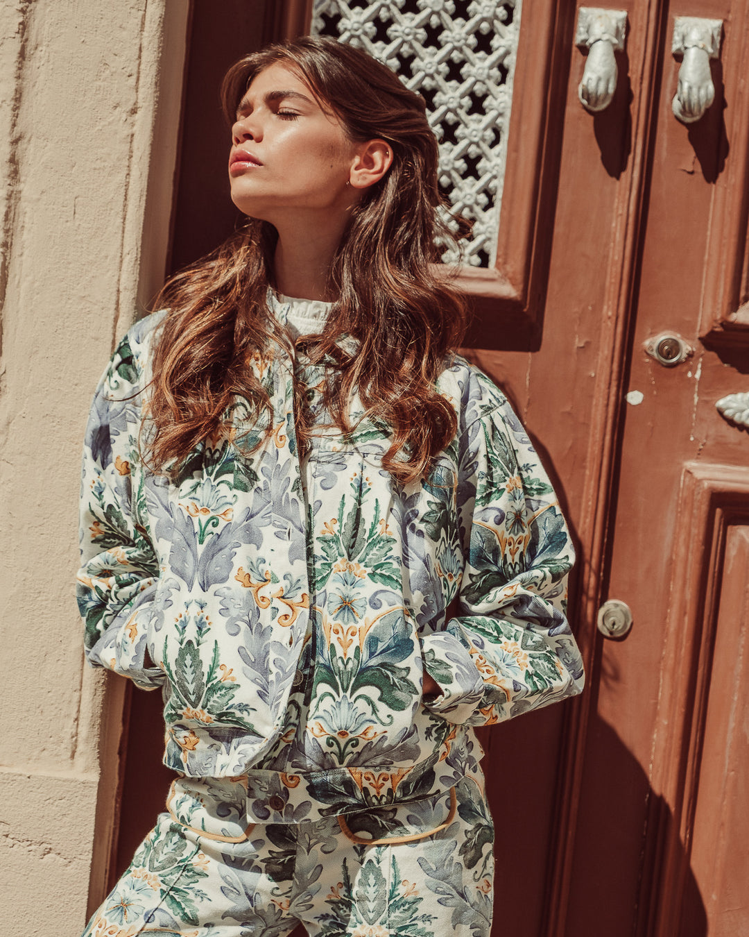 CHAQUETA ANNIE BOTANIC PRINT