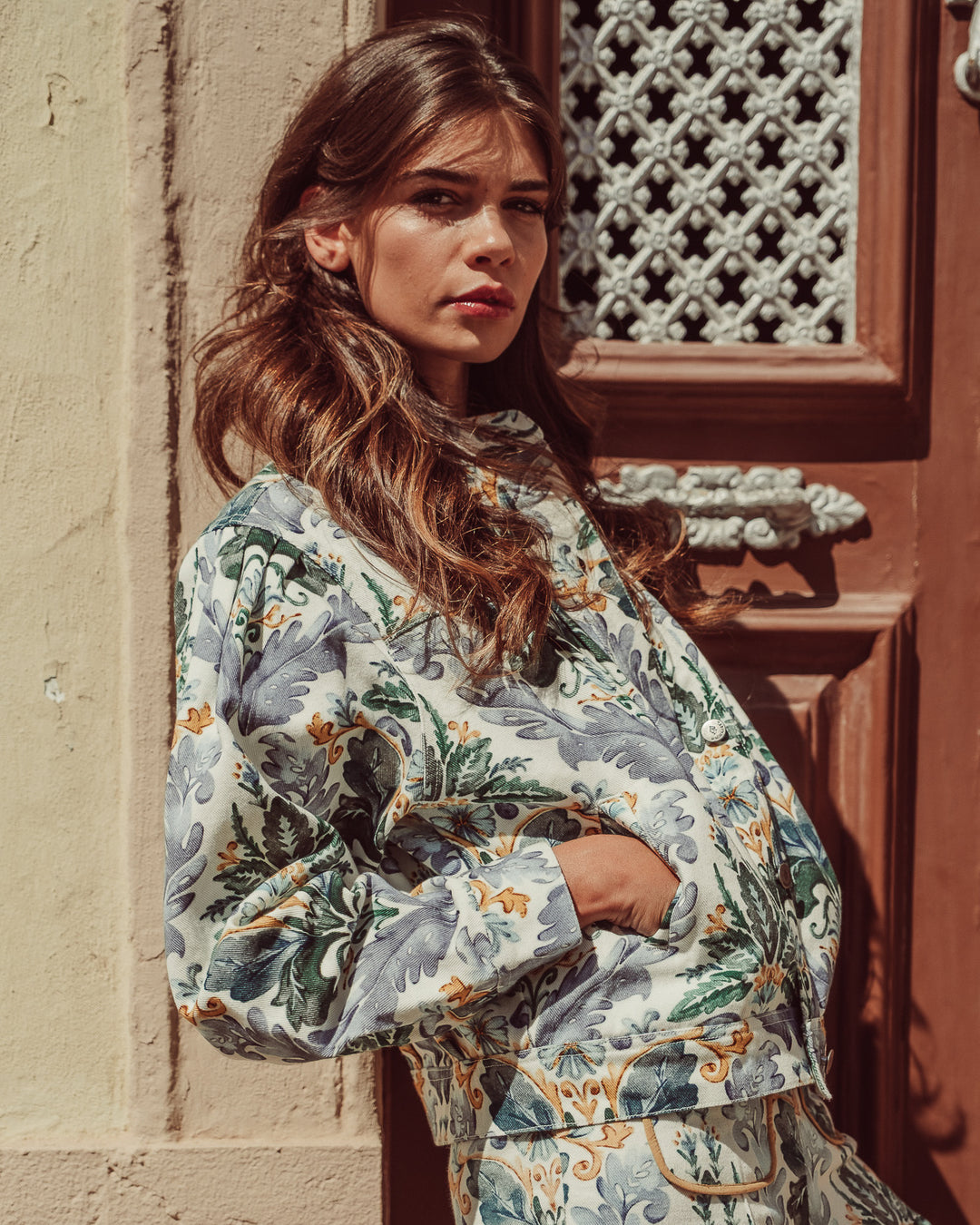 CHAQUETA ANNIE BOTANIC PRINT