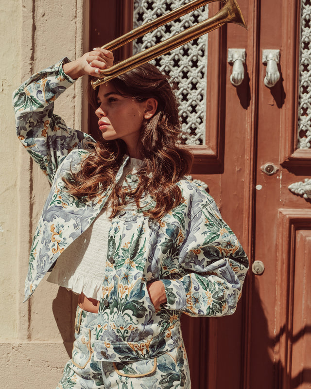 CHAQUETA ANNIE BOTANIC PRINT