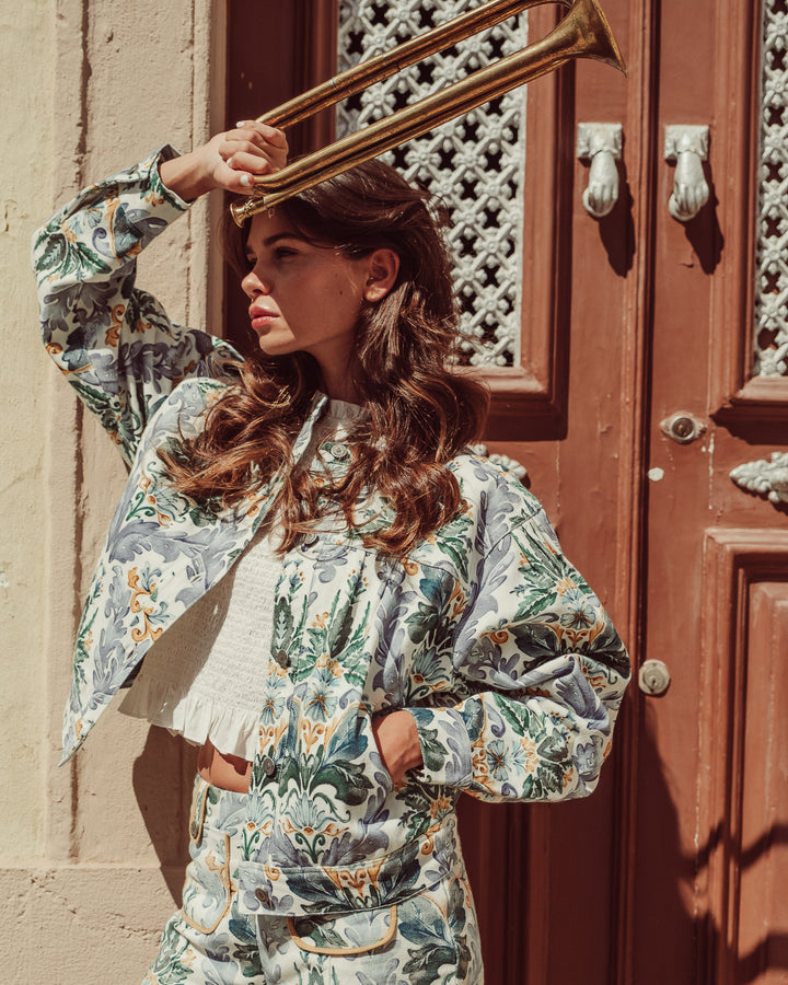 CHAQUETA ANNIE BOTANIC PRINT