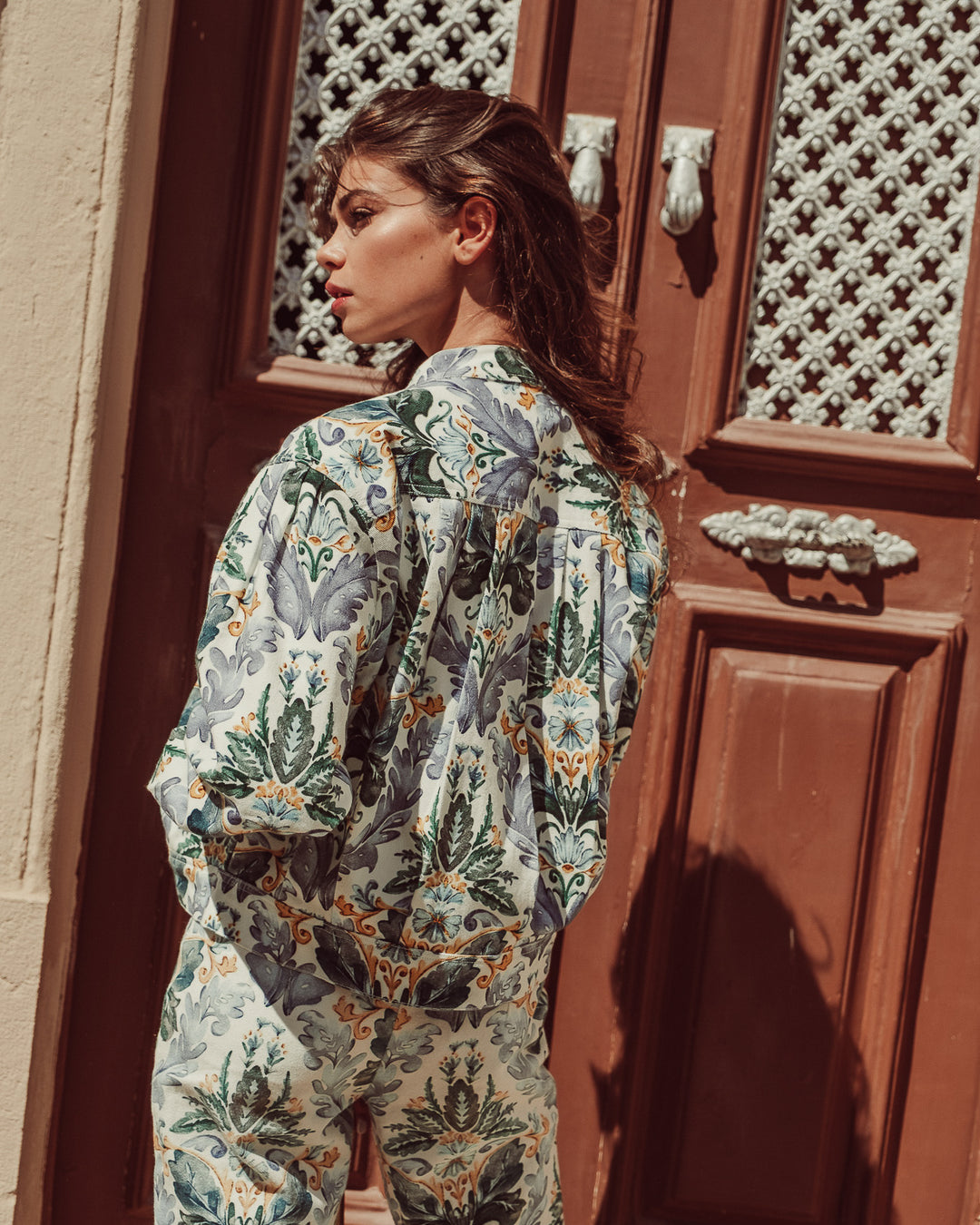 CHAQUETA ANNIE BOTANIC PRINT