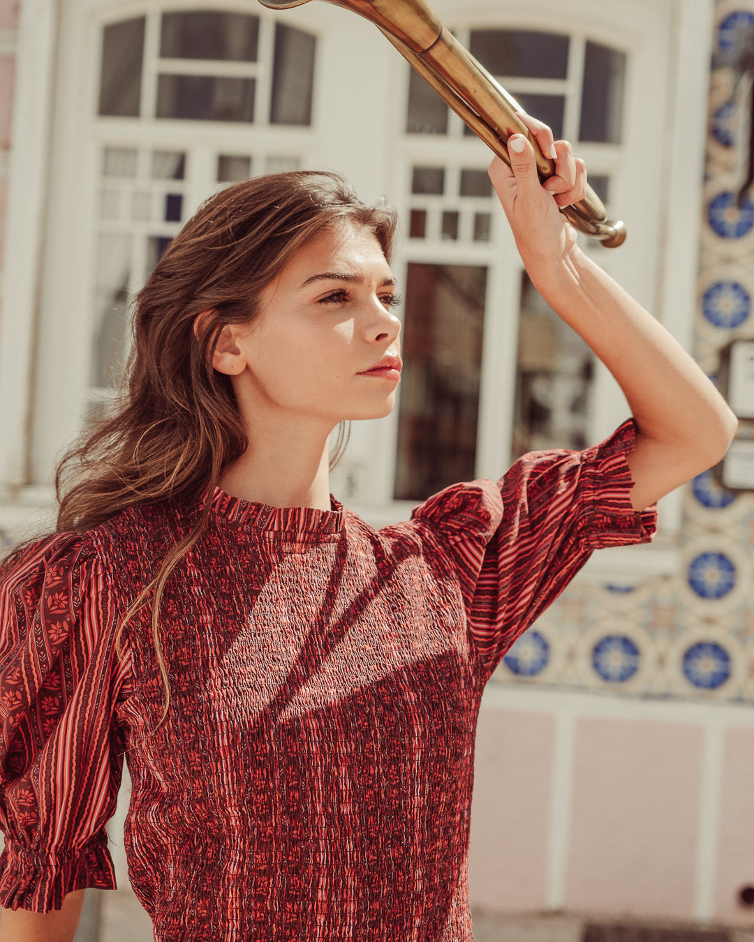 VESTIDO AMIRA CIRCUS PRINT