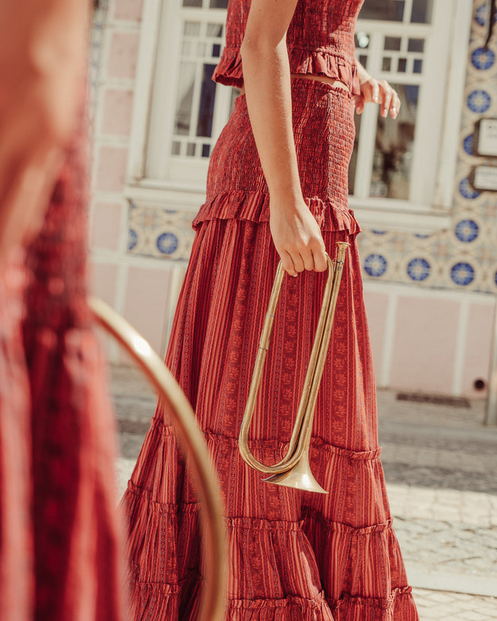 FALDA STRADA CIRCUS PRINT