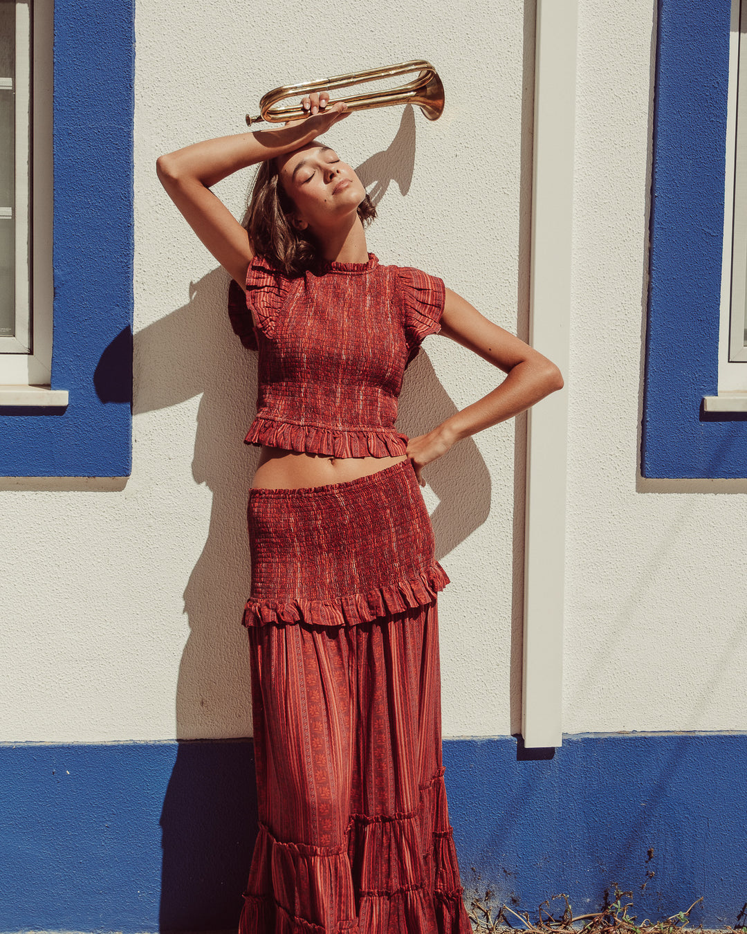 FALDA STRADA CIRCUS PRINT