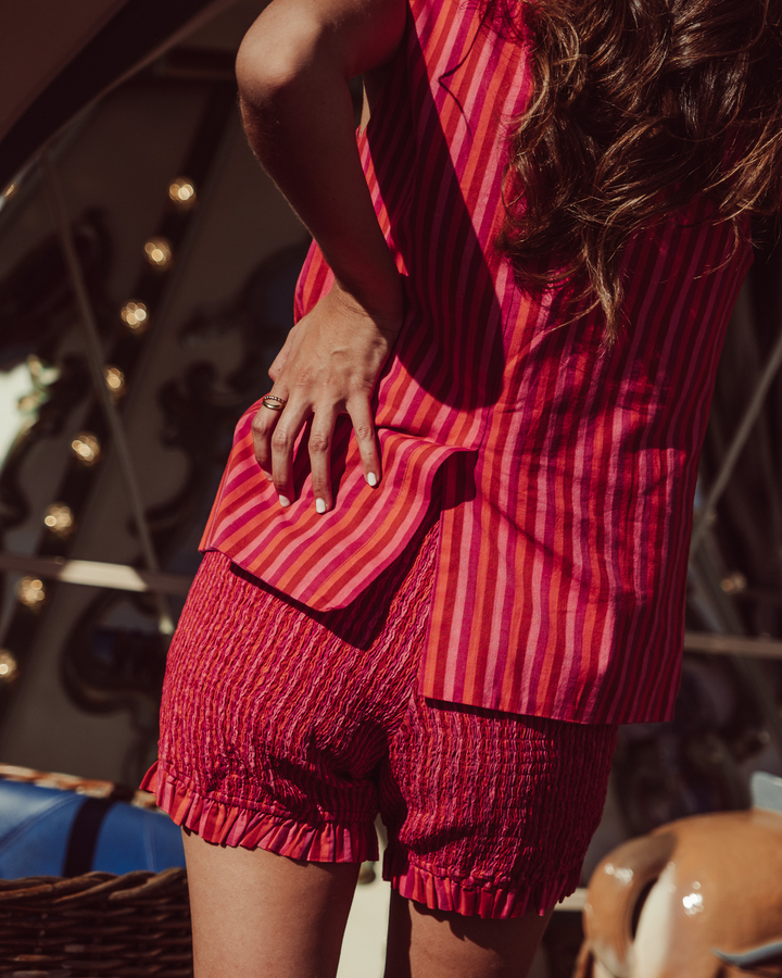VEST ECLAT FUCSIA STRIPES