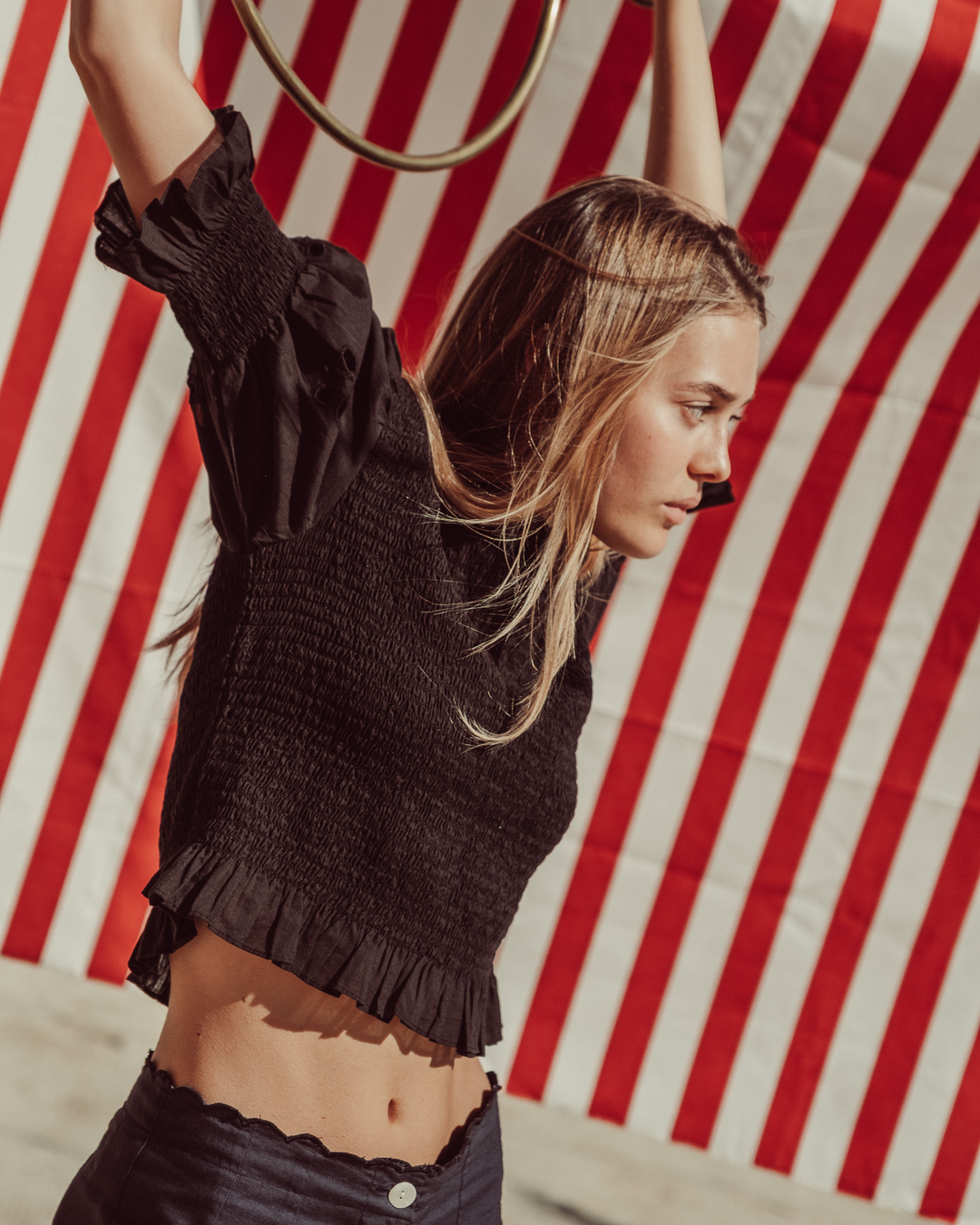 BLUSA SAFI BLACK BRODERIE