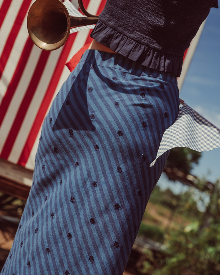FALDA TORCELLO BLUE STRIPES