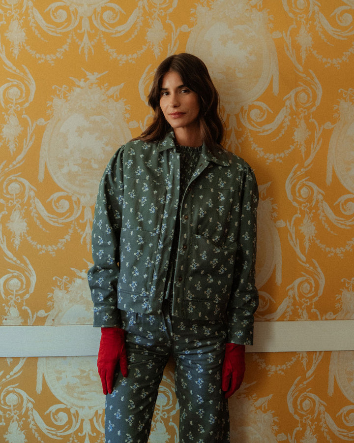 CHAQUETA TIDE DENIM CHERRY BLOSSOM PETROL