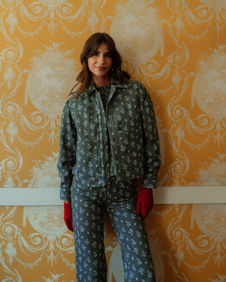 CHAQUETA TIDE DENIM CHERRY BLOSSOM PETROL