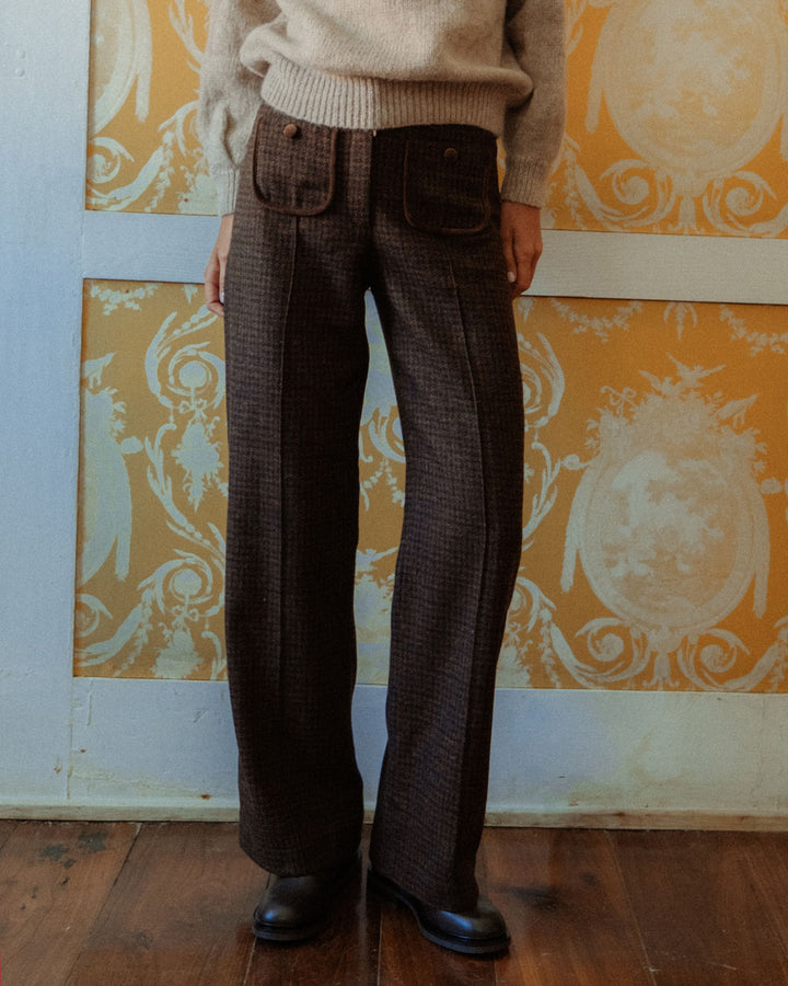 PANTALÓN RAYLA BROWN CHECKS