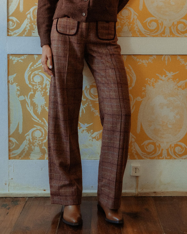 PANTALÓN RAYLA TERRACOTA SCOTTISH