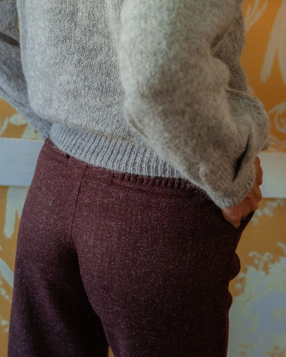 PANTALÓN NOSA BURGUNDY