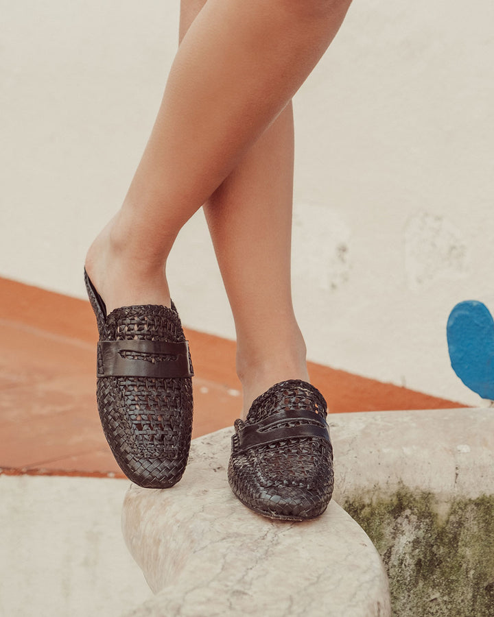 BABUCHA MERCEDES NEGRO