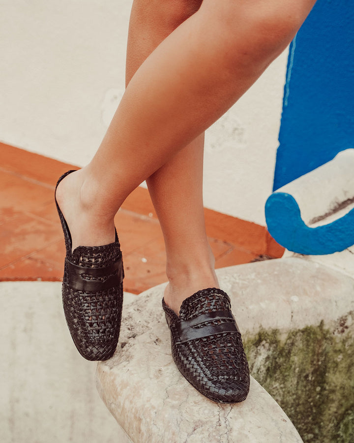 BABUCHA MERCEDES NEGRO