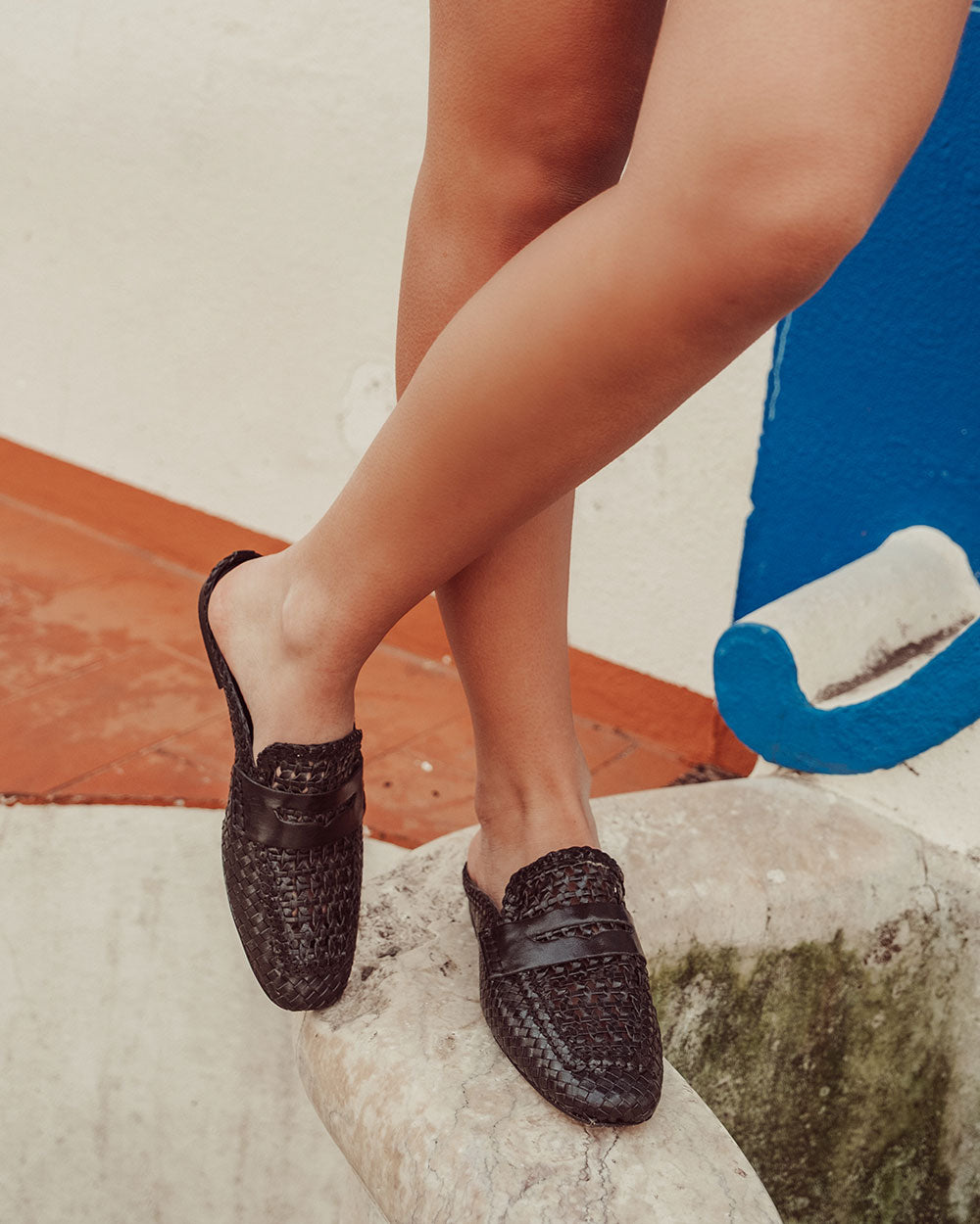 BABUCHA MERCEDES NEGRO