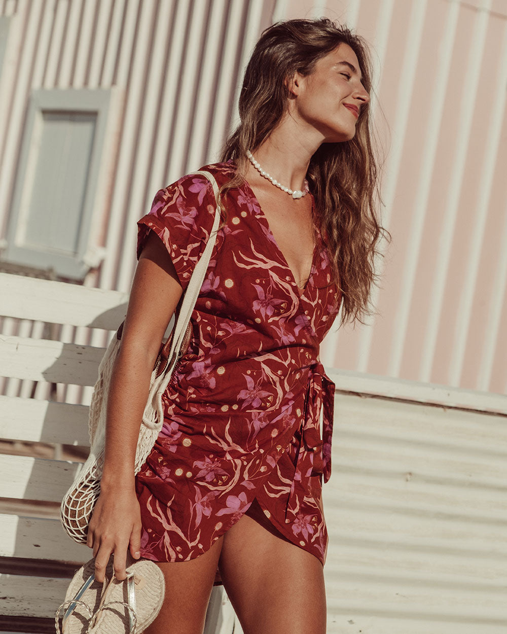 VESTIDO MARINHA BURGUNDY PRINT