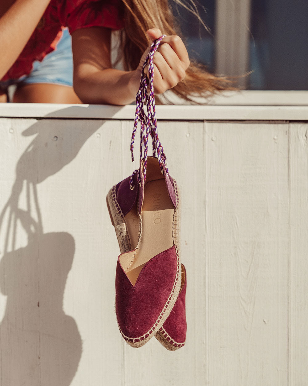 ALPARGATA SANTORINI VINO / MORADO